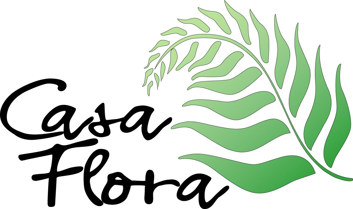 Casa Flora's logo in color.